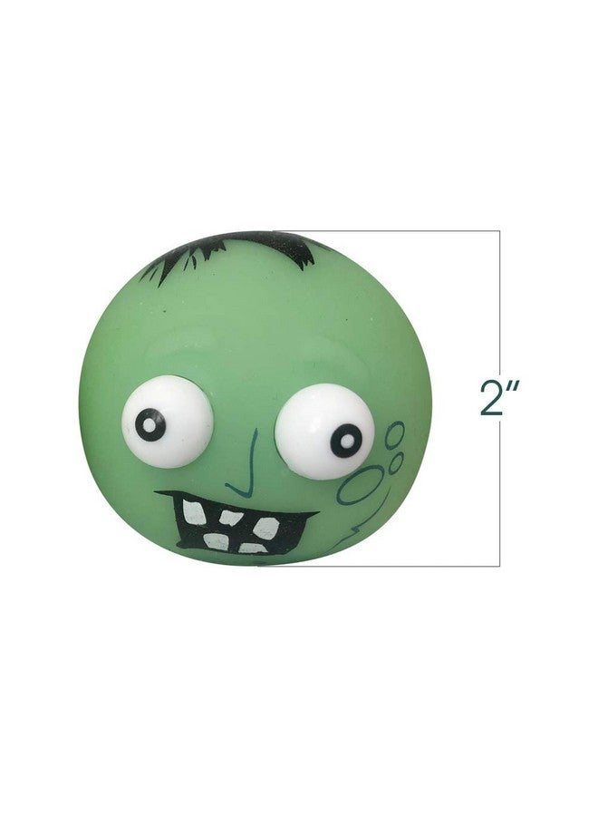 ArtCreativity Zombie with Pop Out Eyes, Set of 12, Fun Squeezy Stress Relief Toys for Kids, Halloween Party Favors and Non-Candy Trick or Treat Supplies, Birthday Goodie Bag Fillers - Image 3