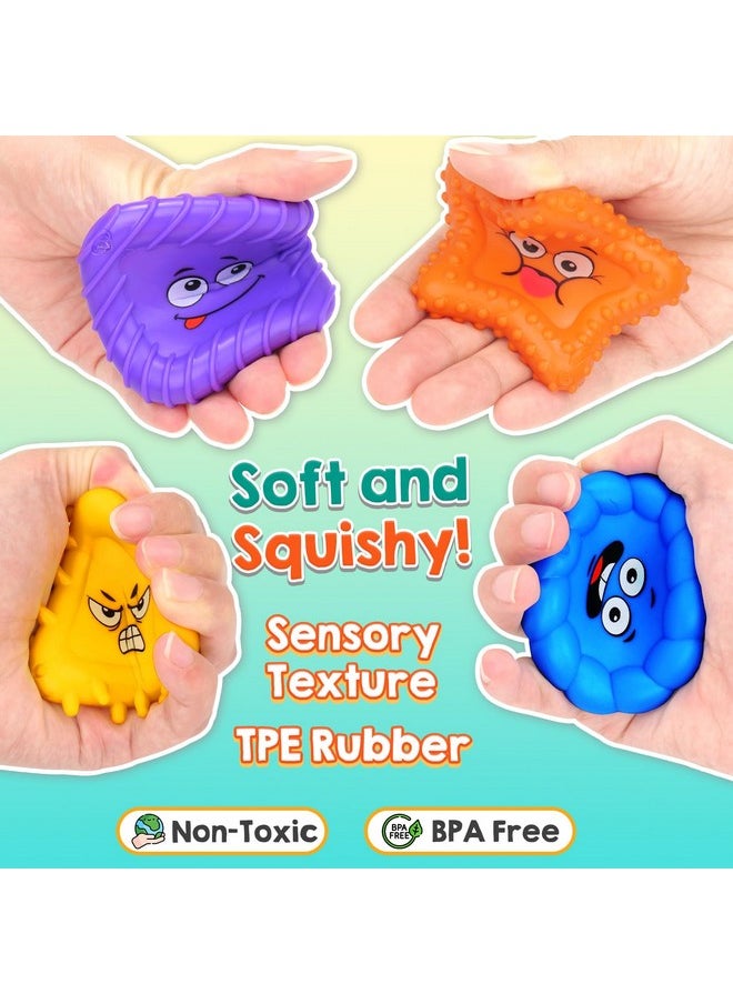 SMALL FISH - Sensory Toys For Kids Toddlers Social Emotional Feelings Toys For Special Needs Texture Shapes Learning Tactile Toy Preschool Classroom Must Haves Calm Down Sensory Toys For Autistic Children - Image 1
