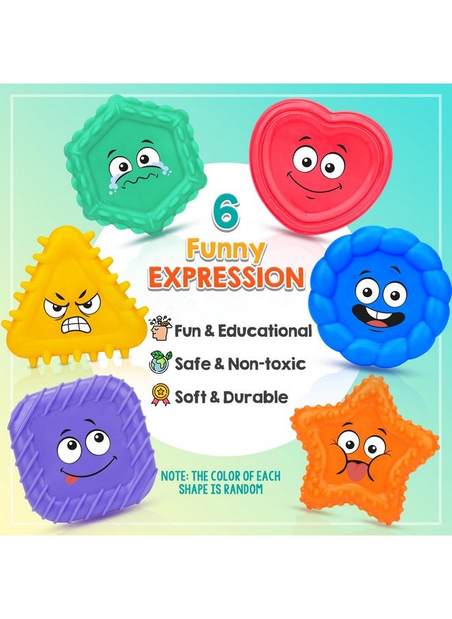 SMALL FISH - Sensory Toys For Kids Toddlers Social Emotional Feelings Toys For Special Needs Texture Shapes Learning Tactile Toy Preschool Classroom Must Haves Calm Down Sensory Toys For Autistic Children - Image 1
