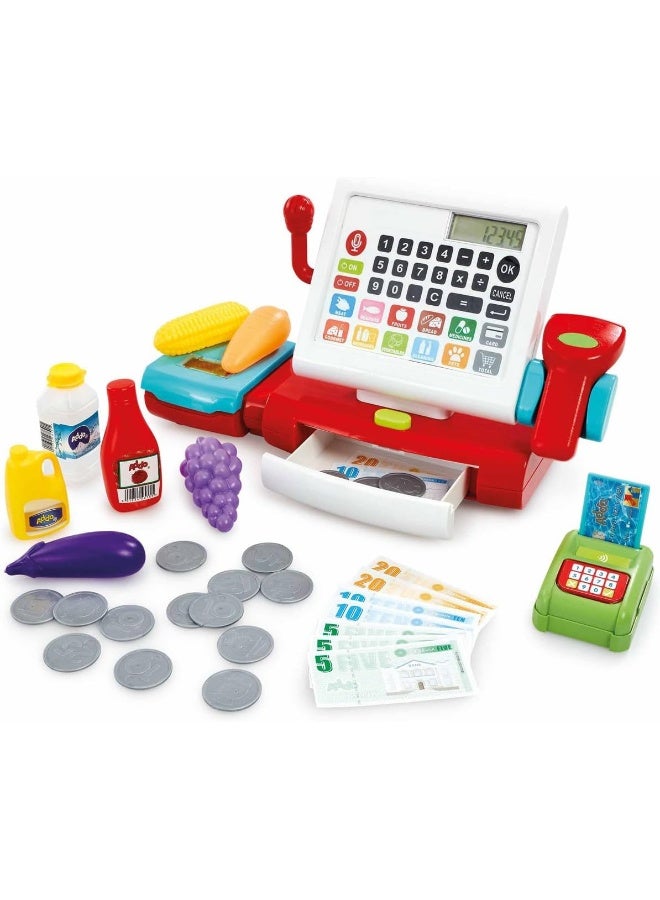 Busy Me Cash Register V3 Battery Operated, Shopping Playset, Grocery Playset, Interactive Playset, Imaginative Play, Role Play , Pretend Play, Gift For Kids And Toddlers