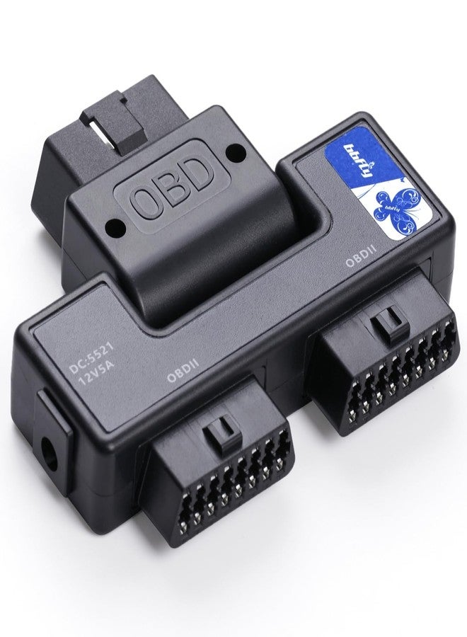 bbfly OBDII Splitter with Rotatable Male Port, B33 1 Male Splitter to 2 Female J1962 Adapter (1 PACK) - Image 2
