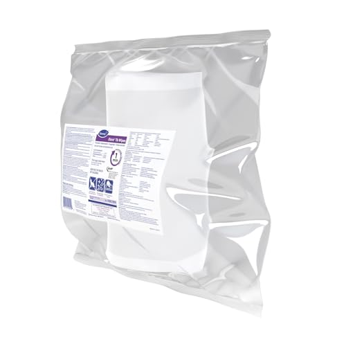 Oxivir Diversey Tb 100823906 Ready-to-Use Disinfectant Cleaning Wipes Refill Pouch, Accelerated Hydrogen Peroxide AHP, 11x12-Inch Extra Large Size Sheets, 160-Wipes, 1-Refill Bag (Pack of 4) - Image 4