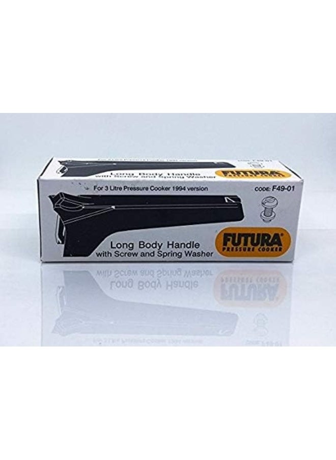 Futura Long Body Handle With Screw And Spring Washer For 3L Pressure Cooker