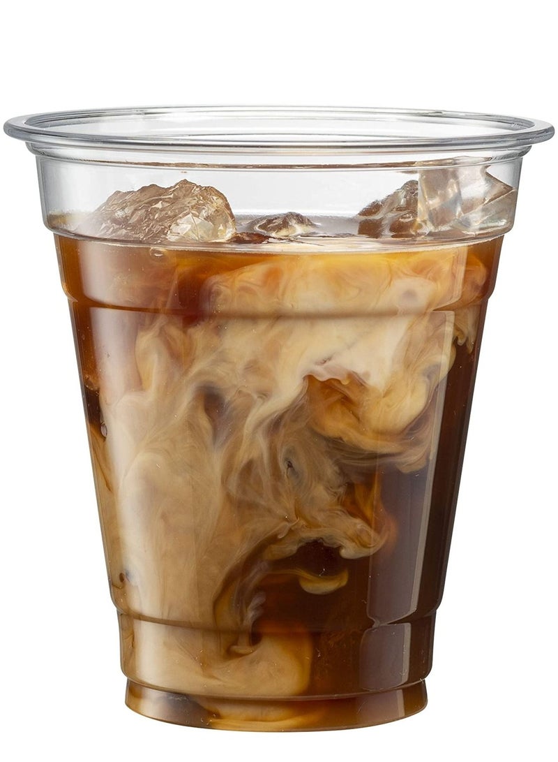 50 Sets 12 Oz Crystal Clear Plastic Cups With Dome lids - Image 5
