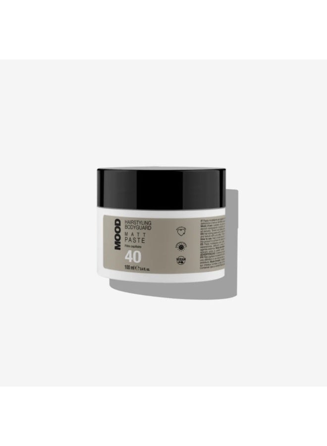 MOOD - Hairstyling Bodyguard Matte Paste No.40 100ml - Image 1