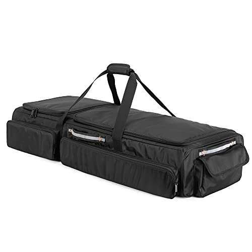 samdew Under Seat Storage Bag Fit for SuperCrew Cab & Crew Cab, Back Seat Double-Compartment Organizer for Truck, Practical Underseat Tool Box with Inner Dividers & Multiple Pockets (Patented Design) - Image 1