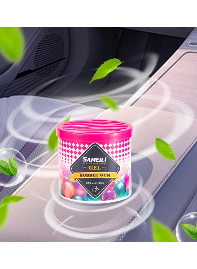 SAMEILI Air Freshener -Solid Perfume-Peach Scent- Odor Eliminator - Gel Scent Freshener - Room Closets Bathrooms Car - Image 5