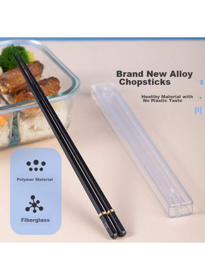 YIJUKE Yijuke [with Storage Box] -style Portable Chopsticks, One Pair Per Person, Personal Storage Box, Chopsticks For Students And Adults  - Image 5