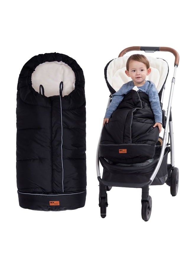 KZ Dotnz Winter Warm Stroller Footmuff, Waterproof Baby Stroller Bunting Bag, Centre and Botton Open for Easy in&Out, Universal Fit All Strollers, Pram - Image 1