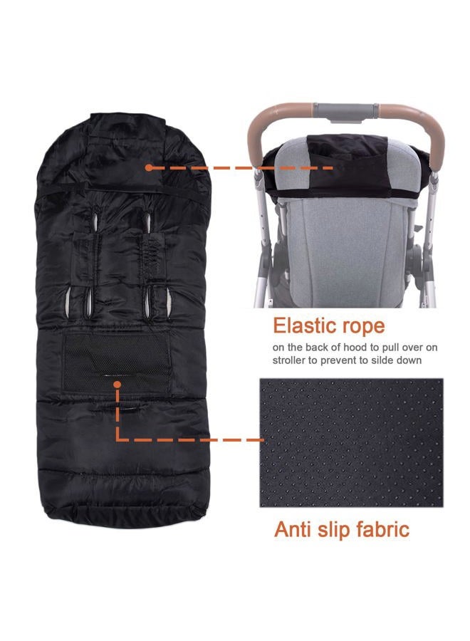 KZ Dotnz Winter Warm Stroller Footmuff, Waterproof Baby Stroller Bunting Bag, Centre and Botton Open for Easy in&Out, Universal Fit All Strollers, Pram - Image 4