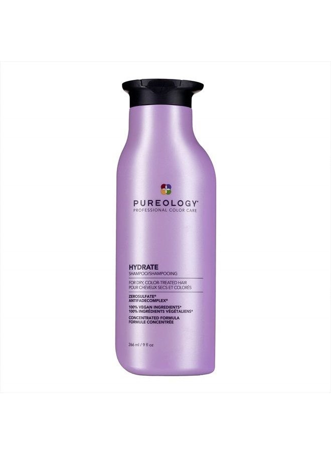 PUREOLOGY Hydrate Moisturizing Shampoo | For Medium to Thick Dry, Color Treated Hair | Sulfate-Free | Vegan  - Image 1