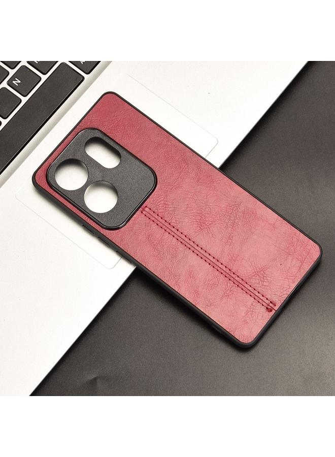 زبون جراب لهاتف Infinix Zero 30 4G مع حقيبة خياطة بنمط بقرة - Image 2