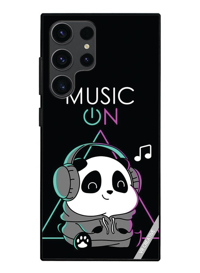 VR CREATIVE Protective Case Cover For Samsung Galaxy S24 Ultra Music On Design Multicolour - Image 1