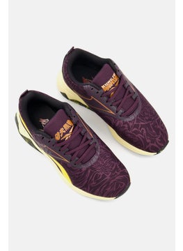 Reebok Kids Boy Liquifect Lace Up Running Shoes, Purple Combo  - Image 4