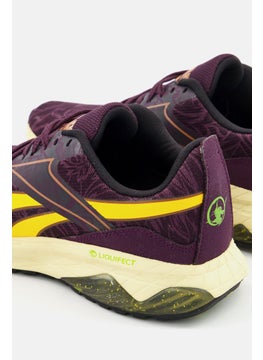 Reebok Kids Boy Liquifect Lace Up Running Shoes, Purple Combo  - Image 2