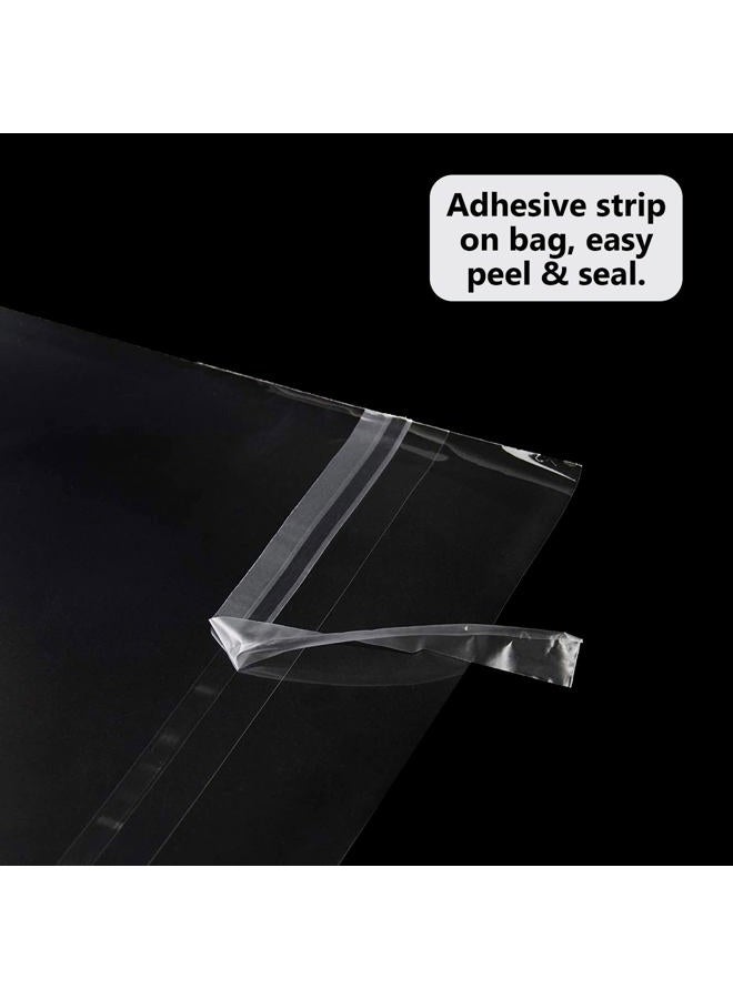 Somime 100 Pack Acid-Free Crystal Clear Sleeves Storage Bags for 8x10 Art Prints/Pictures/Photos/Framing Mat Mattes (Bag Size: 8 1/2” x 10 3/7”) - Image 4