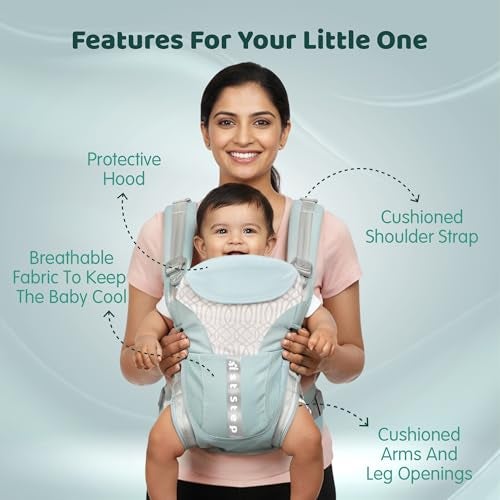 1st Step 4 in 1 Baby Carrier (Green) - Image 4
