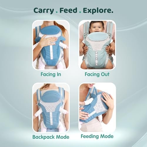 1st Step 4 in 1 Baby Carrier (Green) - Image 3