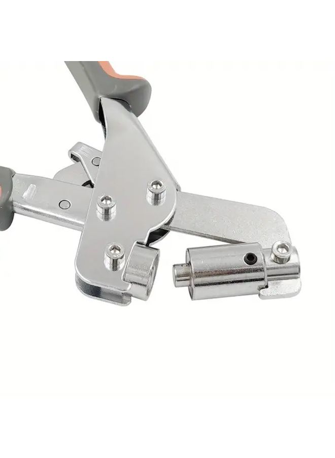 500Pcs 10mm Silvery Eyelet Punch Tool Set With Pliers And 3 8 Inch Hole Puncher For DIY Fabric Leather Craft - Image 5