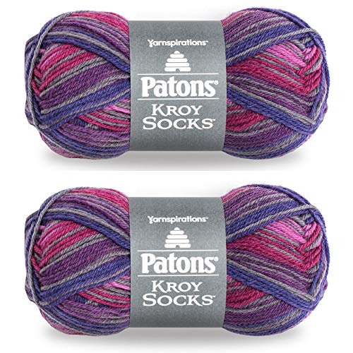 Patons Kroy Socks Yarn 2Pack Purple Haze
