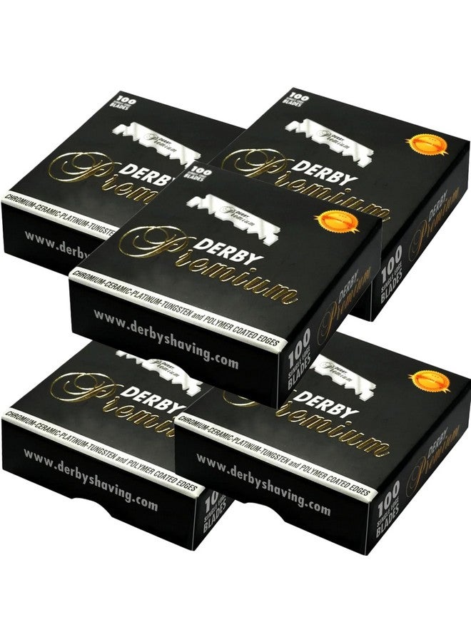 ديربي 500 شفرة حلاقة "Derby Premium" ذات الحافة الواحدة لشفرات الحلاقة المستقيمة - Image 1
