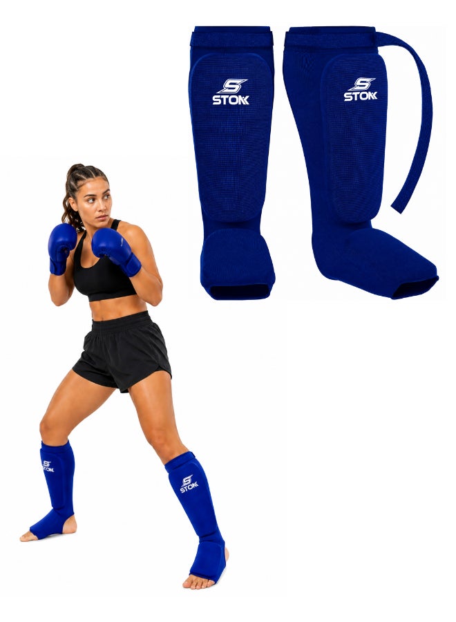 Stonk Shin Instep Guard Protective Leg Pad For Boxing MMA - Image 1