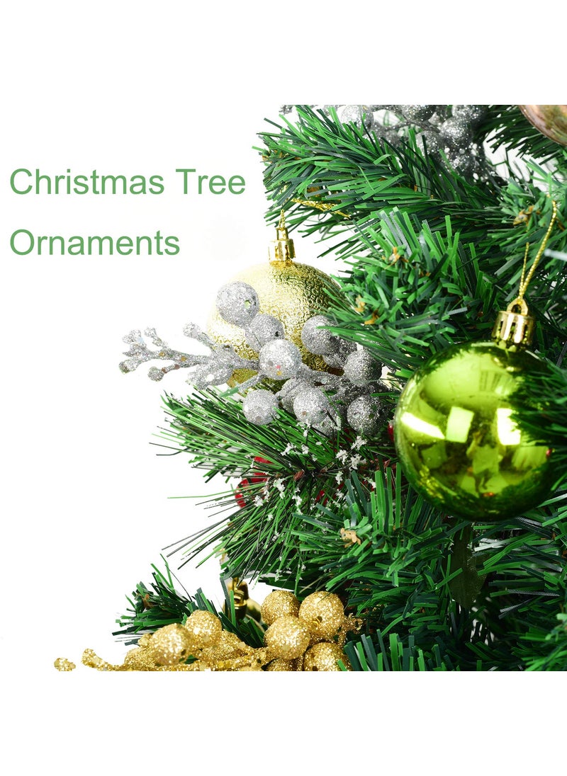 Artiflr Artiflr 14 Pack Christmas Glitter Berries Stems Clearance  7.8 Inch Artificial Christmas Picks for Christmas Tree Ornaments  DIY Xmas Wreath  Crafts  Holiday and Home Decor  Silver  - Image 2