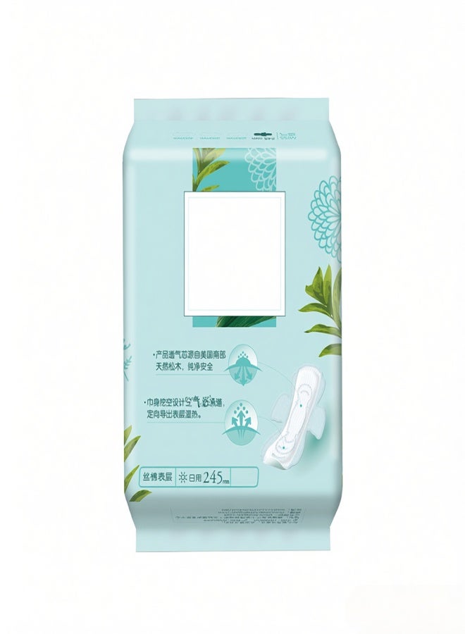 Space 7 Sanitary Pads 245mm 10 PCS for Women Safe Soft Breathable Absorbent Feminine Sanitary Napkins Panty Liners - Image 5