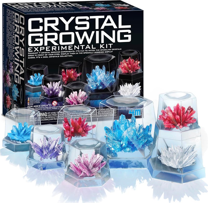 4m Crystal Kit: Growing Experiments, Geology, Ages 10+ - Image 1
