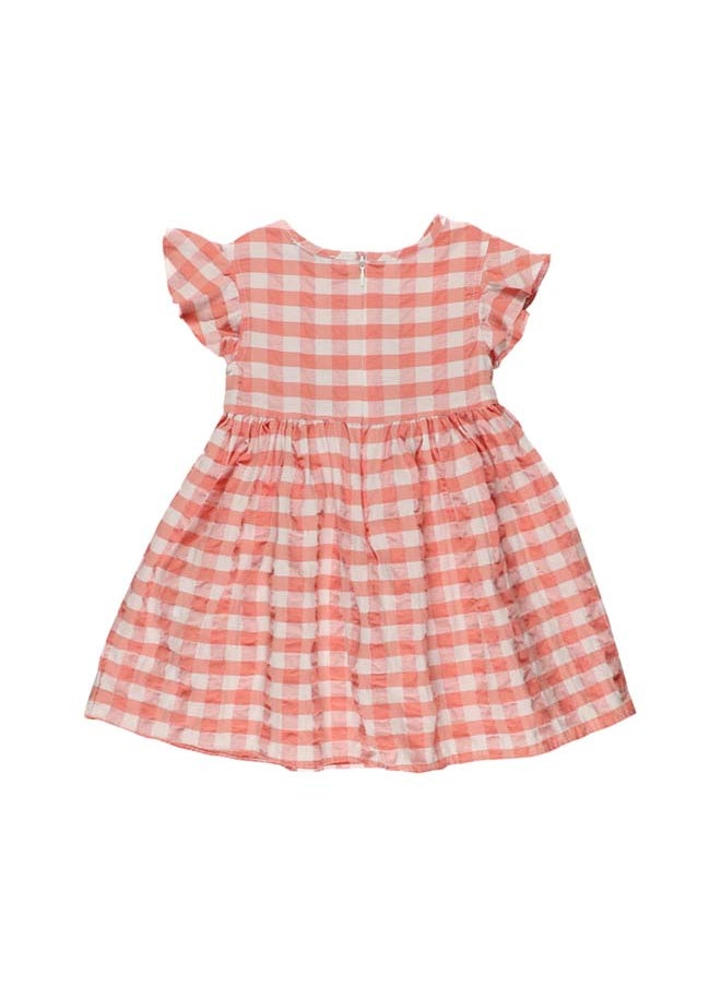 Panco - STRAWBERRY Plaid Patterned Dress - Image 1