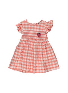 STRAWBERRY Plaid Patterned Dress