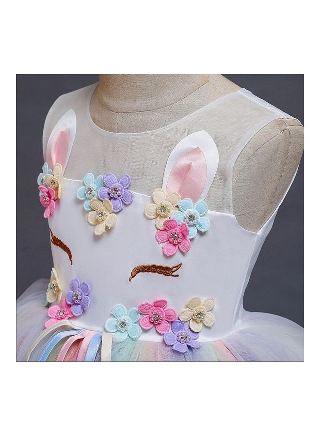 اليشمك Children Unicorn Long Dress - Image 3