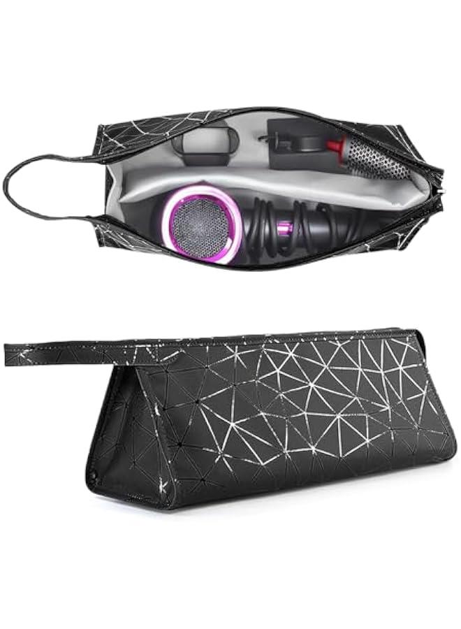 HOOKOR Travel Organizer for Dyson Airwrap Curling Iron Styler Compatible Portable Travel Organizer for Airwrap Hair Dryer Styler and Accessorie (Diamond) - Image 1