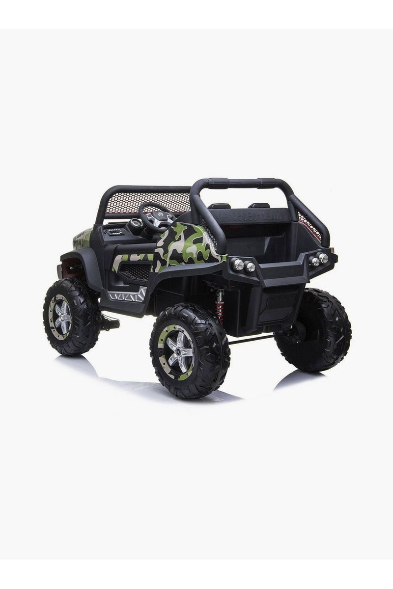 Mercedes سيارة كهربائية مرخصة، يوني موغ، لعدد 2 أطفال، 4x4 140 واط، بريميوم، حمراء - Image 5