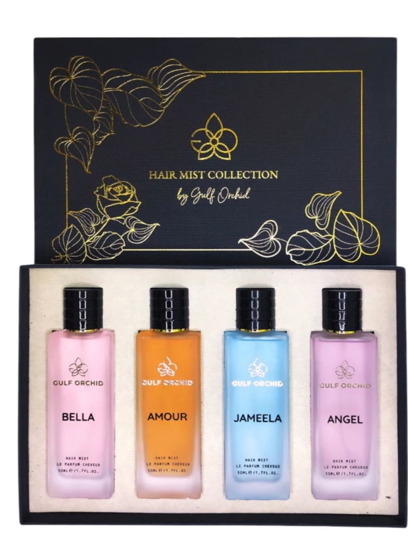Gulf Orchid 4PCS Shimmer Hair Mist ( Flirty - Wild - Cheeky - Fancy) 