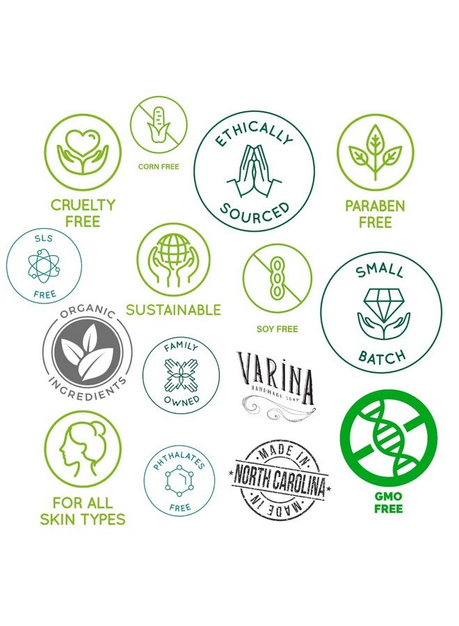 Varina Natural Aloe 2 Variety Bar Soap - Gentle Cleansing for Sensitive Skin, Fruity - 5 Pack - Experience Healthy and Glowing Skin - Image 2
