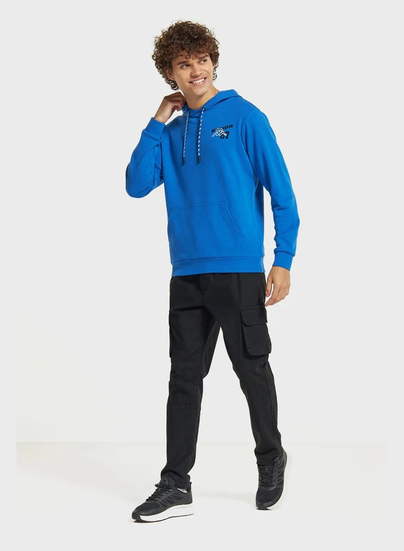Kappa Logo Print Hoodie