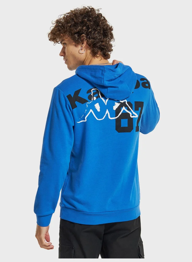 Kappa Logo Print Hoodie