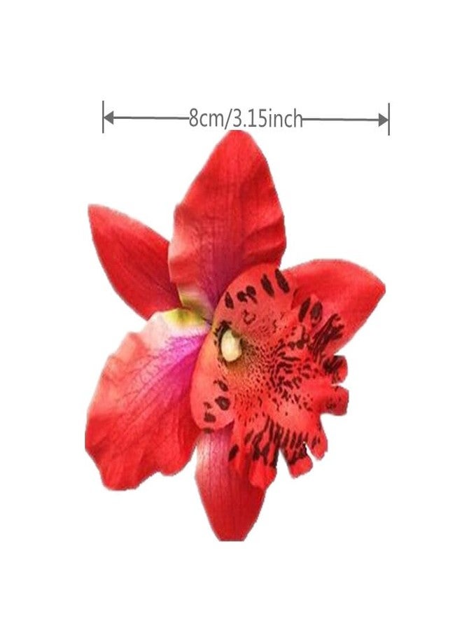 YSSZAM 5Pcs Hawaiian Flower Hair Clip for Women Girls Fashion Bohemian Flowers Hair Accessory for Dancer Bridal Wedding Beach Party - Image 2
