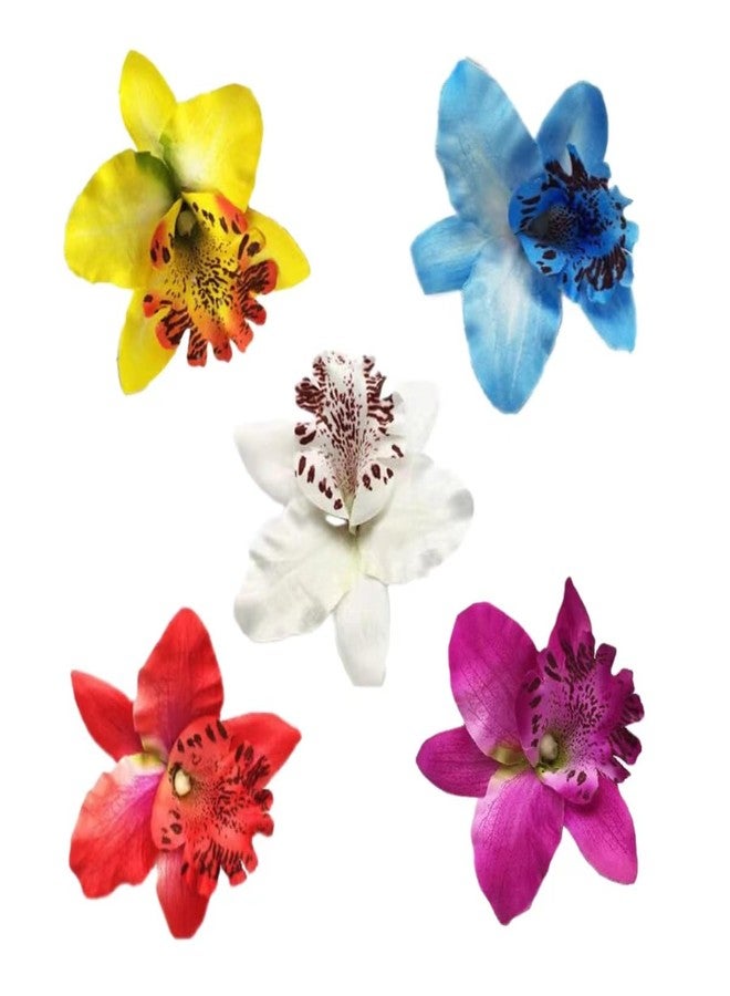 YSSZAM 5Pcs Hawaiian Flower Hair Clip for Women Girls Fashion Bohemian Flowers Hair Accessory for Dancer Bridal Wedding Beach Party - Image 1