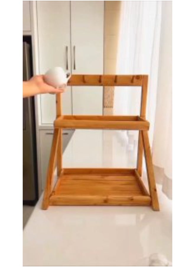 Generic - Mini coffee corner stand, two-story, multi-purpose, dimensions: 50*40*25 - Image 1