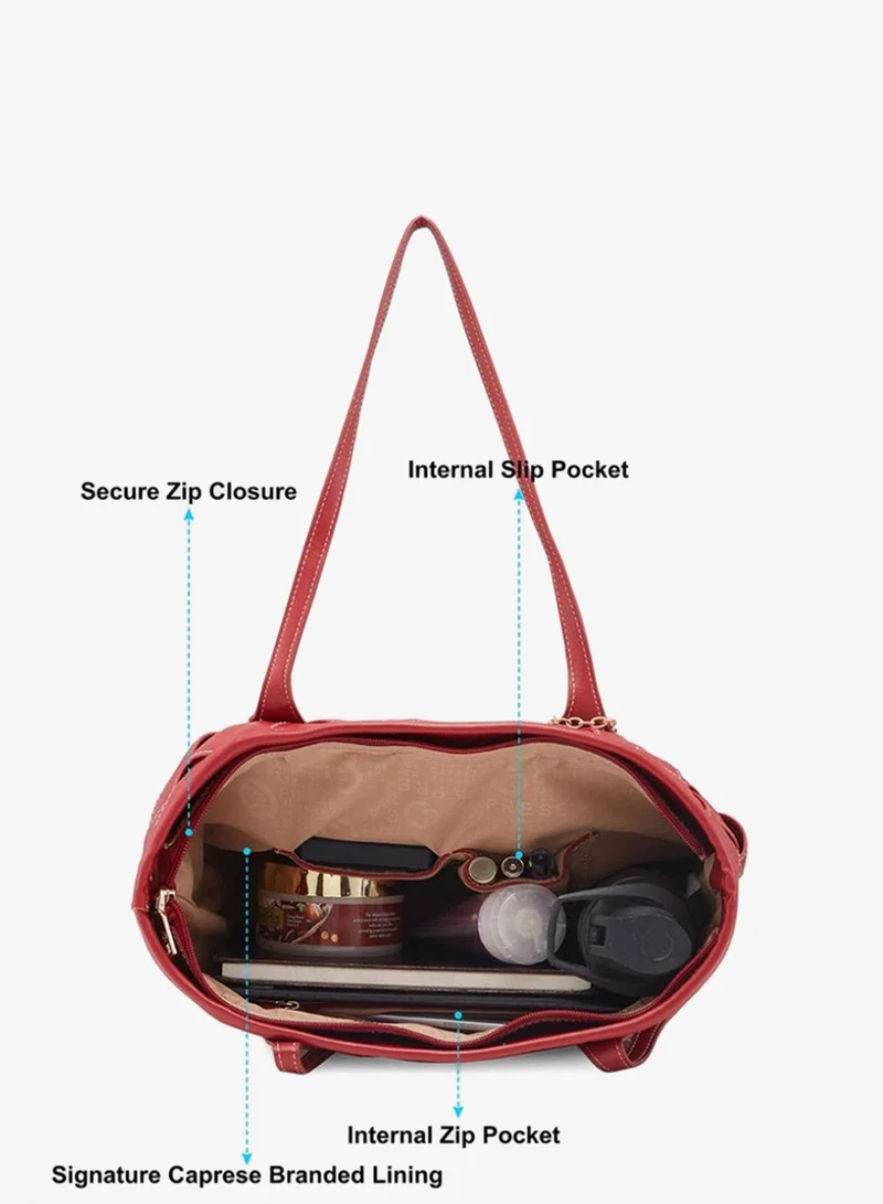 CAPRESE 25 GYPSY TOTE MEDIUM MAROON for Women | Best Price UAE