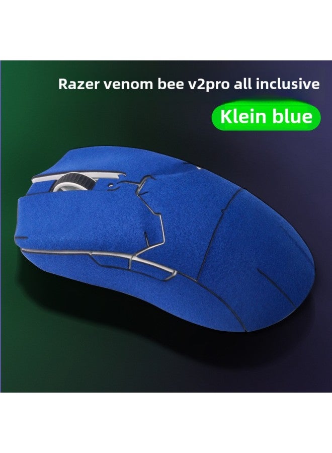 Suitable For Thunder Snake Venom Viper Mini Viper V2 Professional Version V2pro Suede Anti-slip Anti-sweat Mouse Anti-slip Sticker-Color:Klein Blue Poison Viper V2pro (Poison Viper V2 Professional Edition) Suede Full Package  - Image 1