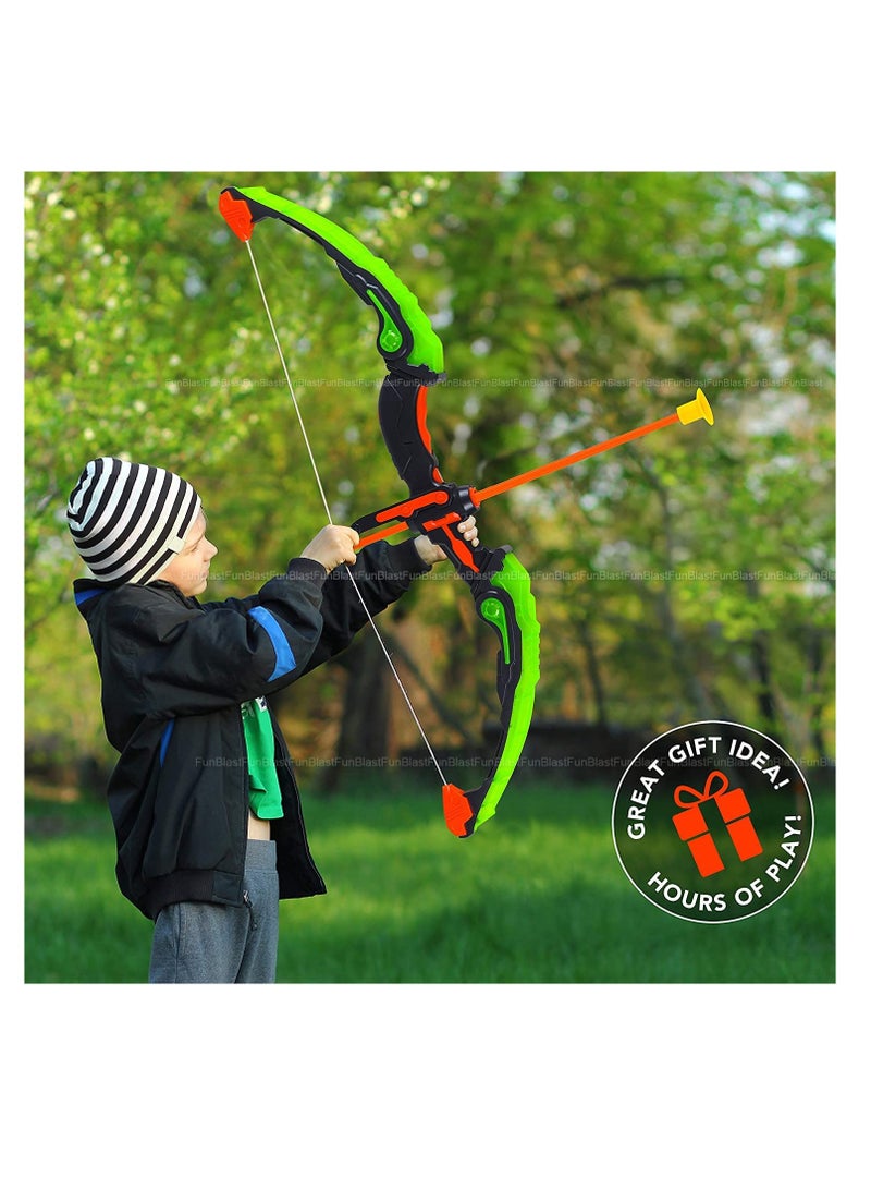 FunBlast Arrow Toy Set – Target Shooting Archery Toy Set, Real Action Shooting Bow and Arrow, Indoor and Outdoor Shooting Game, 1 Bow and 3 Arrow - Image 3
