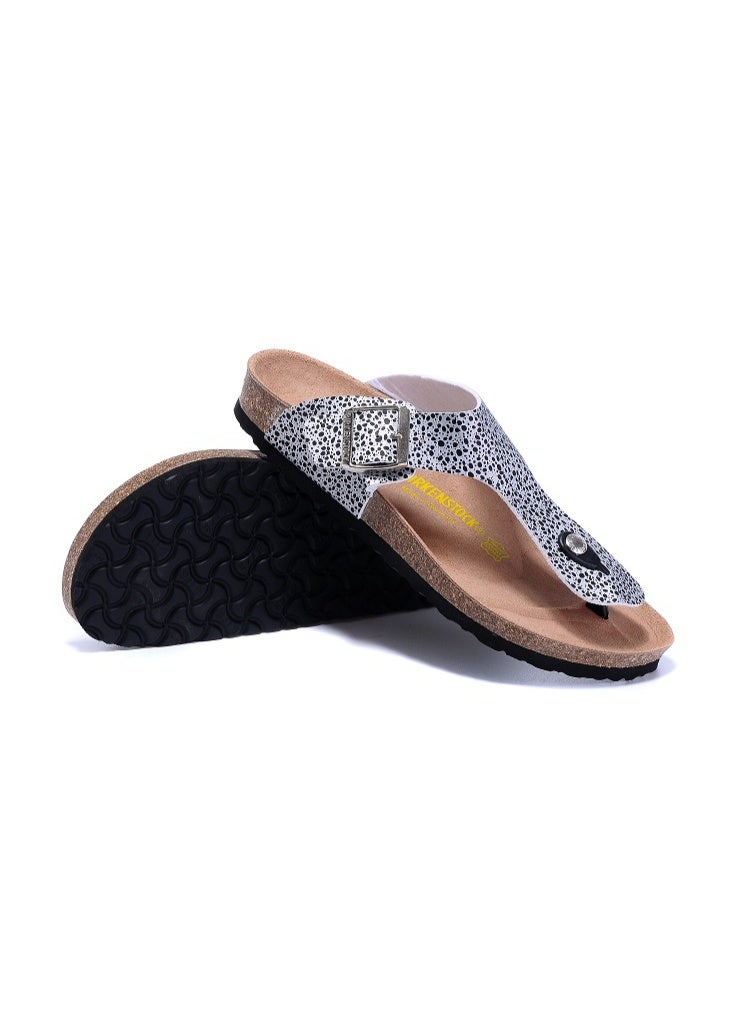 BIRKENSTOCK Stylish and Comfortable Cork Gizeh Herringbone Thong Sandals for Men and Women - Image 2
