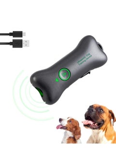 Handheld Dog Repellent, Ultrasonic Anti Barking Device, Ultrasonic Dog Bark Deterrents to Stop Dog Barking and Control Dog Barking, Handheld Devices with Dual Frequency for Training Dog (Green)