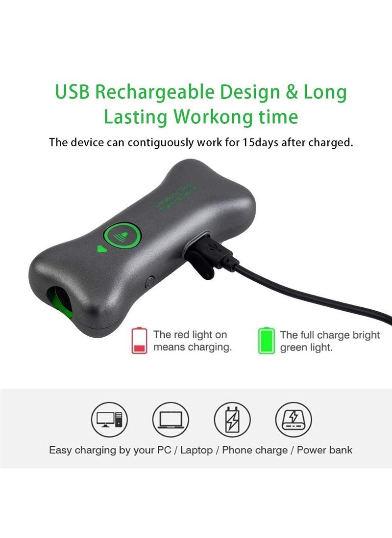 Excefore - Handheld Dog Repellent, Ultrasonic Anti Barking Device, Ultrasonic Dog Bark Deterrents to Stop Dog Barking and Control Dog Barking, Handheld Devices with Dual Frequency for Training Dog (Green) - Image 1