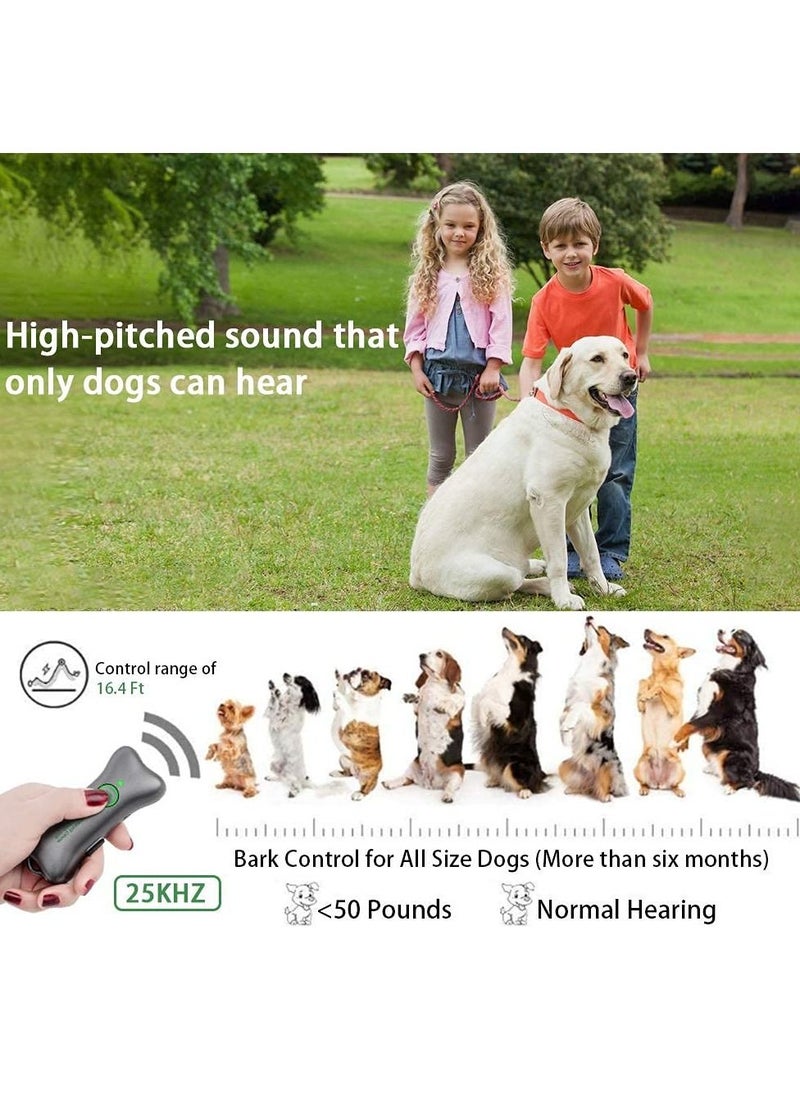 Excefore - Handheld Dog Repellent, Ultrasonic Anti Barking Device, Ultrasonic Dog Bark Deterrents to Stop Dog Barking and Control Dog Barking, Handheld Devices with Dual Frequency for Training Dog (Green) - Image 1