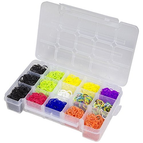 Akro-Mils 05805 Plastic Portable Parts Storage Case for Hardware and Crafts with Hinged Lid and 4 Adjustable Dividers, (11-Inch x 7-Inch x 2-3/8-Inch), Medium, Clear - Image 4