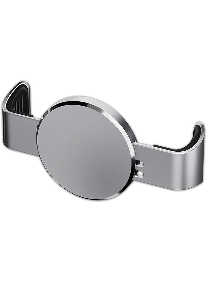 كاست ويف مشبك هاتف معدني لحامل السيارة المغناطيسي، مشبك هاتف متين لجميع حاملات الهواتف المغناطيسية المتوافقة مع سامسونج وآيفون 12 و13 و14 برو ماكس والمزيد (فضي) - Image 1